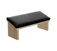 Bras de clous repose-mains - coussin en cuir PU, cadre en bois portable | Pad de bras de manucure ergonomique avec stabilité supérieure inclinée, support d'ongle pratique pour les artistes au st