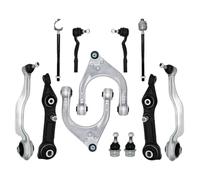 bras de commande Compatible Avec Benz Pour W211 E500 E320 CLS500 2003 2004 2005 2006 2007 2008 2009 Kit De Biellettes De Suspension De Bras De Commande Inférieur Supérieur Avant