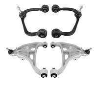 Bras de commande de suspension compatible avec Lincoln pour Mark LT 2006 2007 2008 4 pièces avant supérieur inférieur joint à rotule 511-01087R 511-01089L