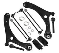 Bras de commande inférieur avant avec rotules et biellette de direction compatible avec caravane et ville et campagne