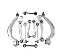Bras de commande inférieur de suspension compatible avec C7 A6 A7 A4 A5 Q5 Carman Ensemble complet de bras oscillant stabilisateur à rotule avec boulons et tige d'équilibre (carbone forgé 1)