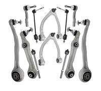 Bras de commande inférieurs supérieurs avant, embout de biellette de direction, 12 pièces, Compatible Pour Mercedes Benz W222 2013 2014 2015 2016 2017 2018 2019 2020