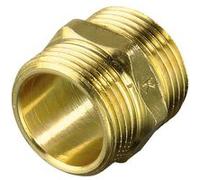 Xavax Raccord de tuyau d' arrivée d'eau en laiton (pour tuyaux d’arrivée de lavage et de lave-vaisselle, embout de tuyau d’admission) Dorée