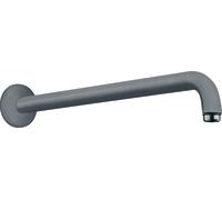 bras de douche 389 mm, 27413340, Couleur: noir brossé