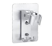 Bras de douche autocollant pour support de tête réglable - Support mural fixe pour la maison - Accessoires de salle de bain - Support de tête pour têtes à main - Support mural adhésif