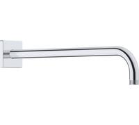 Bras de douche Duravit UV0670037010 410 mm, chromé , courbé, montage mural, rosace carrée