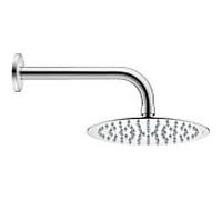 Bras de douche Duravit UV0670027010 210 mm, chromé , courbé, montage mural