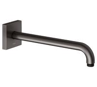 Bras de douche KEUCO Universal 53088350302 saillie 300 mm, titane noir brossé, raccordement mural, rosace carrée
