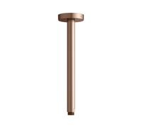 Bras de douche KEUCO, raccordement au plafond, rond, saillie 300 mm, 51689290300, Couleur: rouge or brossÃ©