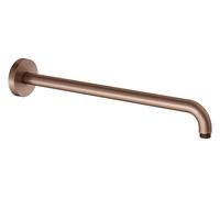 Bras de douche KEUCO, rosace ronde, saillie 450 mm, 51688290400, Couleur: rouge or brossÃ©