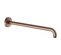 Bras de douche KEUCO Universal 51688290400 saillie 450 mm, or rose brossé, raccordement mural, rosace ronde