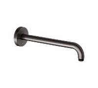 Bras de douche KEUCO Universal 51688350300 saillie 300 mm, titane noir brossé, raccordement mural, rosace ronde