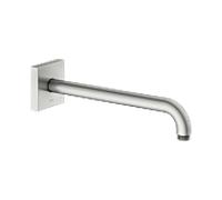 Bras de douche KEUCO Universal 53088210302 saillie 300 mm, finition inox, raccordement mural, rosace carrée