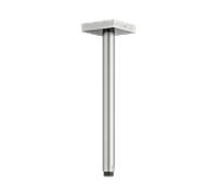 Bras de douche KEUCO Universal 53089210302 saillie 300 mm, finition inox, raccordement au plafond, rosace carrée