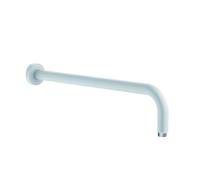 Bras de douche KLUDI A-QA pour douchette à tête plate, portée 400 mm, 6651453-00, Couleur: Blanc mat