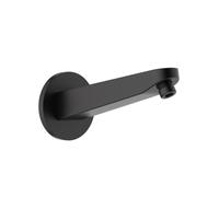 Bras de douche mural 20,2 cm pour douche de tête, raccord universel, noir mat (SATBSRKMC)