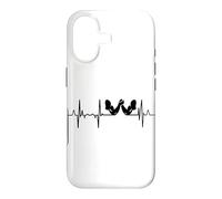 Bras de Fer ECG Heartline Cardiogramme Coque pour iPhone 17