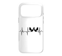 Bras de Fer ECG Heartline Cardiogramme Coque pour iPhone 17 Pro Max