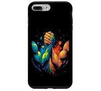 Bras de Fer - Poings Levés Colorés Splash Art Coque pour iPhone 7 Plus/8 Plus
