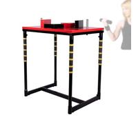 Bras De Fer Table, Équipement De Forme Physique De Table De Lutte De Bras Standard, Exercice De Muscle De Tables De Bra De Fer De Poignée De Rotation De Bra De Lutte(Red)