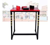 Bras De Fer Table,Machine De Lutte en Acier Durable, Machine D'Entraînement Musculaire en Acier pour La Famille Ou Le Bureau(Red)