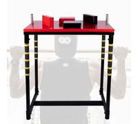 Bras de Fer Table, Matériel Tous Les Bras Jeu Professionnel Lutte Machine en Acier Bra de Fer Muscle exerciseur pour la Famille ou Bureau Divertissement(Red)