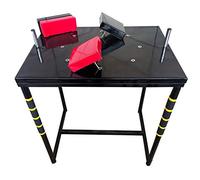 DYJD Bras de Fer Table, Matériel Tous Les Bras Jeu Professionnel Lutte Machine en Acier Bras de Fer Muscle exerciseur pour la Famille ou Bureau Divertissement,Noir
