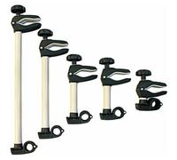 Peruzzo Bras de fixation Braccetto 3D Long Terza Bici – Aluminium – Pour 3 vélos – Beige/Noir