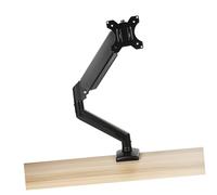 Bras de Fixation pour Moniteur en Alliage D’aluminium Noir 13-32 Pouces | Charge 2-9kg, Pince Incluse, Épaisseur de Bureau Inférieure à 65mm, Installation Facile