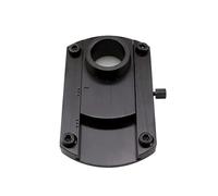 Bras de Lecture Phono en métal, Plaque de Conversion SME, Support, pièces dédiées, Trou intérieur de 20 mm, Remplacement for Platine Vinyle LP R L6U7(Zwart)