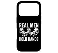 Bras de Lutte Real Men Hold Hands Funny Arm Wrestling Coque pour iPhone 17 Pro