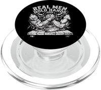 Bras de Lutte Real Men Hold Hands Funny Arm Wrestling PopSockets PopGrip pour MagSafe