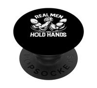 Bras de Lutte Vrais Hommes Tenant la Main Bras musquulaires PopSockets PopGrip Adhésif