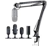 Bras de micro pour microphone Razer Seiren V2 X - Bras de micro réglable compatible avec Razer Seiren V2 Pro, Seiren Mini et Seiren X, support de micro idéal pour le streaming, les jeux, les podcasts
