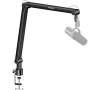Bras de microphone, AK - 48 réglable compact ciseaux bras support pour Shure sm7b Blue Yeti, snowball ice, HyperX quadcast, solocast, elgato Wave et plus encore.