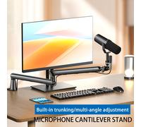 Bras de microphone mince en métal pour studio d'enregistrement professionnel avec support de microphone de gestion des câbles, pour Shure SM7B SM7dB MV7 AM8-K688 Standard version