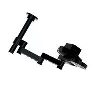 Bras de microscope en métal robuste avec rotation à 360 degrés et support de microscope en métal pour économie d'espace pour la maison, science, exploration scientifique à la maison