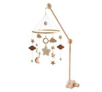 Bras de mobile en bois pour lit bébé Clip musicaux de berceau