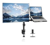 Bras de Moniteur avec Plateau pour écran LCD LED de 13 à 27 Pouces et Ordinateur Portable jusqu'à 17 Pouces