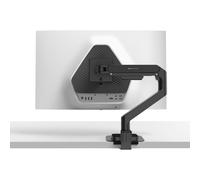 BenQ Ergo Arm BSH01-Bras d'écran robuste, ressort à gaz, écran 45" et 20kg, installation rapide, sans affaissement, fixation par le haut et base à œillets, Plaque de renforcement, VESA 75x75 100x100mm