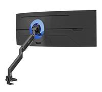 Bras de moniteur lourde en onkron pour les ecrans de 17 a 57 pouces de bureau moniteur monture de bureau jusqu'a 59,4 lb - bras de moniteur a res