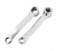 Bras de Pédalier 127mm pour Vélo Électrique | Acier au trempé, trou carré pour précis, compatibilité e-bike, installation simple, paire complète