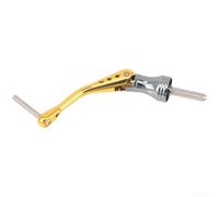Bras de poignée en acier CNC fabriqué pour moulinet FiFor Shing Reel For S NAFor SCI pour SAHARA, SEDONA, SIENNA 4 angles pour arbre 24,4 mm et 30 mm (grand or)