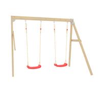 Bras De Portique 2 Balançoires Bois Fsc® Marron - Rouge TU