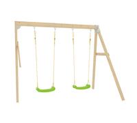 Bras De Portique 2 Balançoires Bois Fsc® Marron - Vert TU