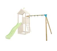 TP Toys Bras de Portique Balançoire Double pour Aire de Jeux Skywood Bois