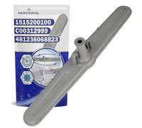 Bras de Pulvérisation Inférieur pour Lave Vaisselle avec Code Original 1515200100 1515200200 pour Beko pour Blomberg C00312999 pour Indesit 481236068823 pour Whirlpool - Garantie de 10 Ans - MONTERAL