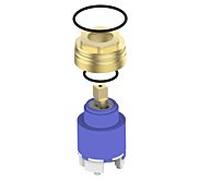Bras de rechange pour cartouche d'eau mélangée Keuco 50100000359 complet, adapté pour 51127