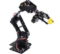 Bras de Robot, Bras Robotique 6DOF, Bras Mécanique de Robot DIY, Kit de Mécanicien de Robot, Kit de Serrage de Bras Mécanique de Robot, Mécanisme de Direction Analogique MG996,