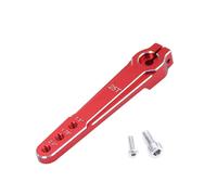 Bras de Servo de Direction Étendu en Aluminium 1,5 Pouces 1,75 Pouces 2,0 Pouces 25T Klaxon M3 3 Trous pour Voiture RC SCX10 RC Toy Parts Rouge